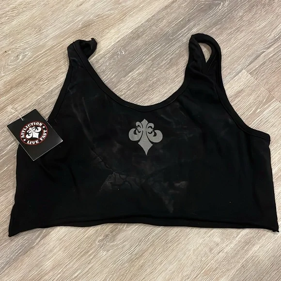 NWT - Affliction. “Bloodletter” cropped tank - oversized S; 3 sold, 1 available - Picture 2 of 4